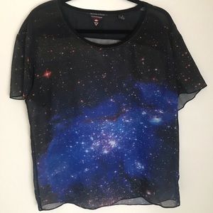 Cosmic blouse - shortsleeved